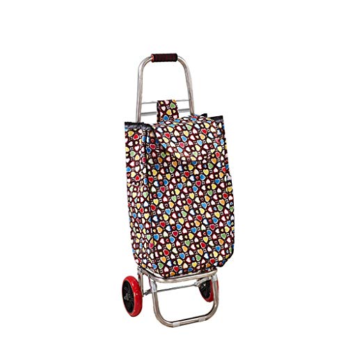 Einkaufstrolley Einkaufstrolley Faltbarer Einkaufskorb Faltbarer Einkaufskorb Faltbare Wäsche Zugwagen mit Rollen…