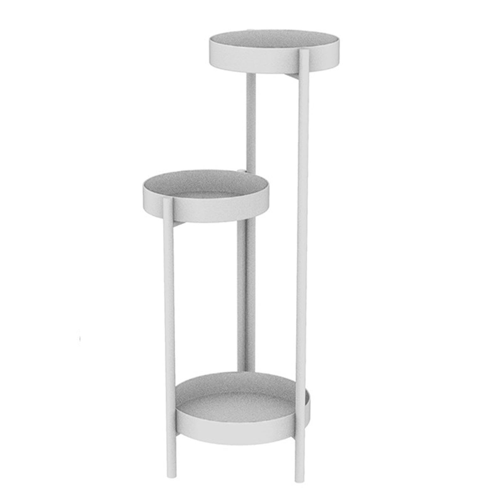 Elegante scaffale angolare per vasi di fiori in a 3 livelli per | da giardino interne ed esterne. Il supporto per vasi di fiori è un espositore per decorazioni da giardino a 3 livelli.