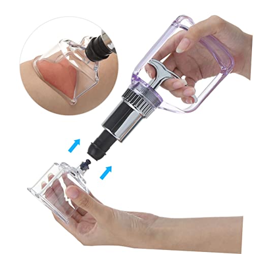 Kit de Terapia de Ventosas Manual, Dispositivo de Ventosa al Vacío para Uso Doméstico, Masajeador Corporal Seguro para Circulación Sanguínea y Alivio Muscular, Ventosas con Forma de Corazón miniatura 3