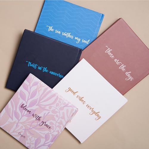 Image of The Confetti Square Notebook | 6 inch x 6 inch (15 x 15 cm) | Compact Diary with 80 GSM | Acid-Free Paper | Premium Quality Journal for Daily Planning, Task Management, Note-Taking & Creative Journaling, Durable & Stylish Design (Into The Ocean)