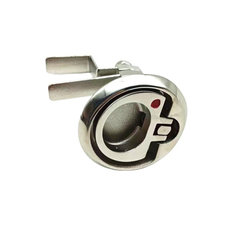 Serrure de sol inox 316 marine de 60mm pour trappe et pont de yacht