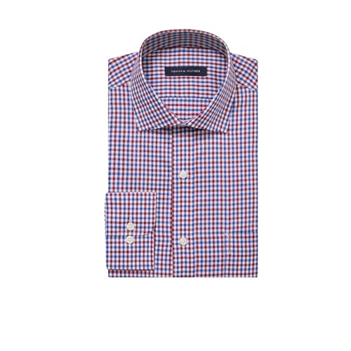 Tommy Hilfiger Men's Dress Shirt Regular Fit Non Iron Check3