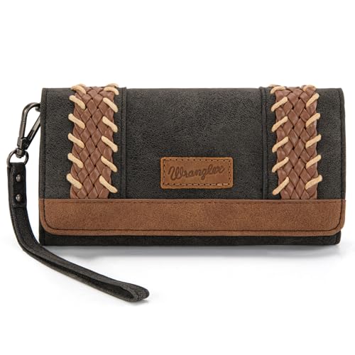 Image of X Wrangler Wristlet Western Wallet Boho Aztec Credit Card Holder for Women