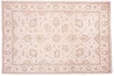 RUG PRINCE Afghan Chobi Ziegler Teppich Handgeknüpft 200x300 Beige Orientalisch