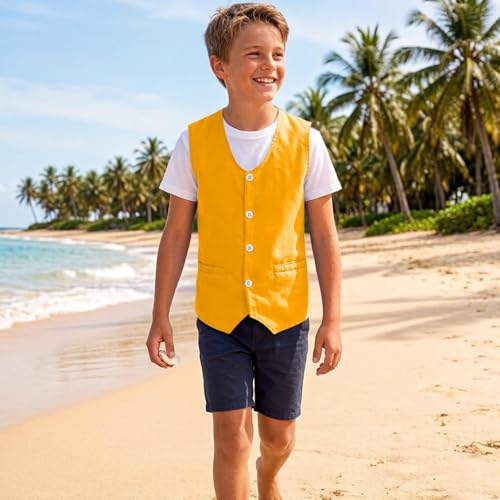 Uniforme chaleco para niños y niñas 3-12 años miniatura 5