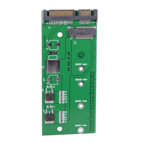 Adaptador Xiwai M.2 NGFF 2 Lane a SATA 2.5" 7mm miniatura 1