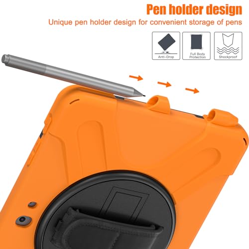 Étui robuste Surface Go orange抗震防摔 coque avec support et sangle - 7