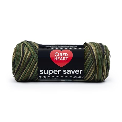 Image of RED Heart Super Saver Yarn, Camouflage Print