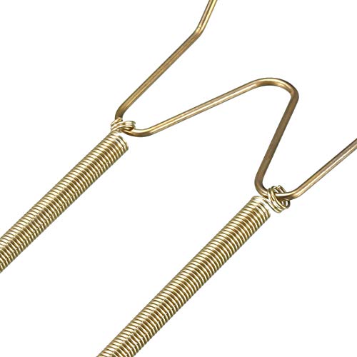 Image of uxcell Plate Hanger, 10-inch W Type Zinc Plated Invisible Wall Decorative Hooks