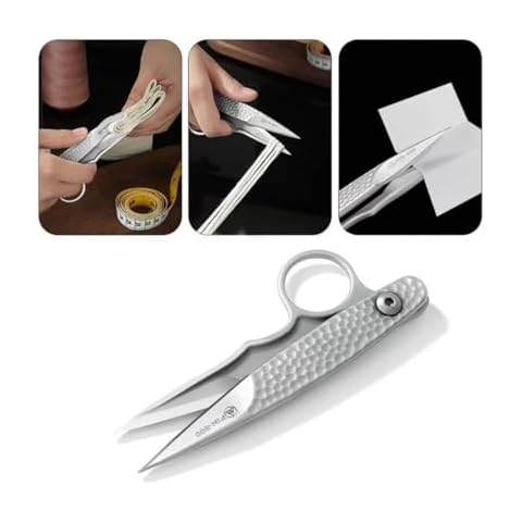 Premium Tailor Scissors 2025 Small All Purpose Scissors Stainless Steel Sewing Embroidery Leather Craft Scissors Professional Seam Rippers Tools for Fabric Cutting Fishing Gift Wrapping (1) Cover