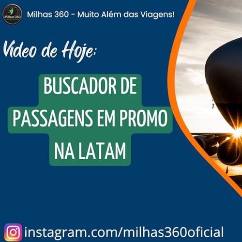 Buscador de Passagens em Promo na Latam Podcast Por  capa