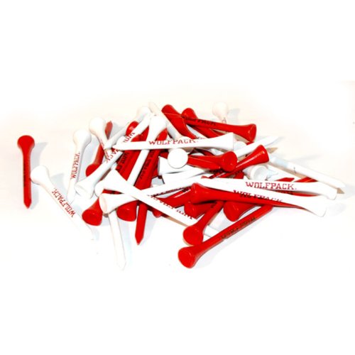 Team Golf NCAA NC State Wolfpack Pack Of 50 Golf Tees 2-3/4