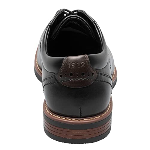 Nunn Bush Men's Centro Flex Plain Toe Oxford Dress Casual Leather Comfortable Lace Up4