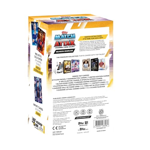 Image of Topps UEFA Champions League Match Attax 2025-26 Trading and Collectible Card Game (Smart Pack)