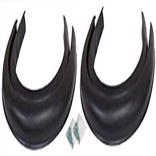 Pacer Performance 52-206 Flexy Flares Black 3-1/4" x 72" Full Coverage Heavy Duty Rubber Fender Extension Kit - 4 Piece