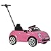 Best Ride On Cars Fiat 500 Push Car, Pink