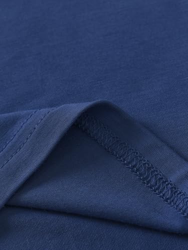 Image of Latuza Men's Viscose Pajama Top Button Up Sleep Shirt