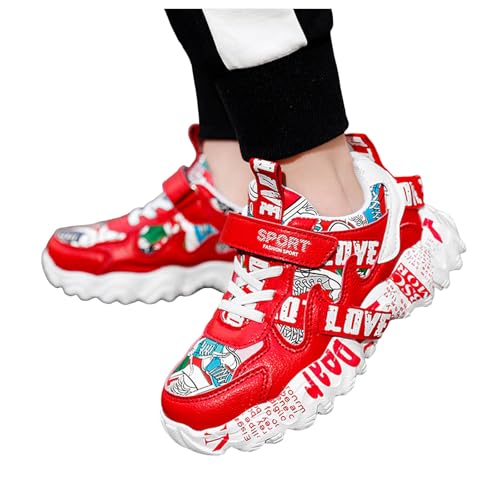 IWIHMIV Boys Running Shoes Kids Comfortable Tennis Athletic Shoes Non Slip Lightweight Casual Sports Sneakers3
