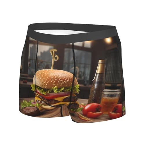 Burger Men's boxer briefs - suitable for business, sports and leisure, multiple2