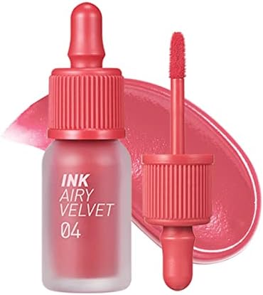Peripera Ink the Velvet Lip Tint | High Pigment Color, Longwear, Weightless, Not Animal Tested, Gluten-Free, Paraben-Free | Good Brick (#01), 0.14 fl oz