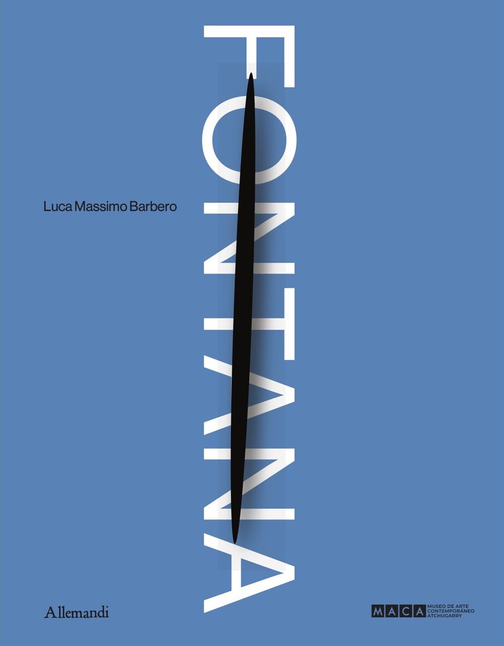 Livre Lucio Fontana édition bilingue anglais espagnol pour collectionneurs d'art