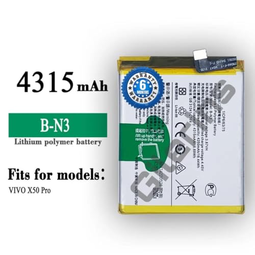 Image of OriginaI B-N3 Battery for Vivo X50 Pro Battery with 6 Month Warranty***** (PP194)