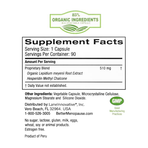 Image of Lane Innovative - Warmi Menopause Support for Women, Natural Relief for Menopause & Beyond with Organic Maca Root, No Soy, No Estrogen (90 Servings)