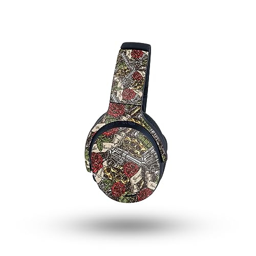 MightySkins Glossy Glitter Skin Compatible with Skullcandy Crusher ANC 2 - Gangster Life | Protective, Durable High-Gloss Glitter Finish | Easy to Apply