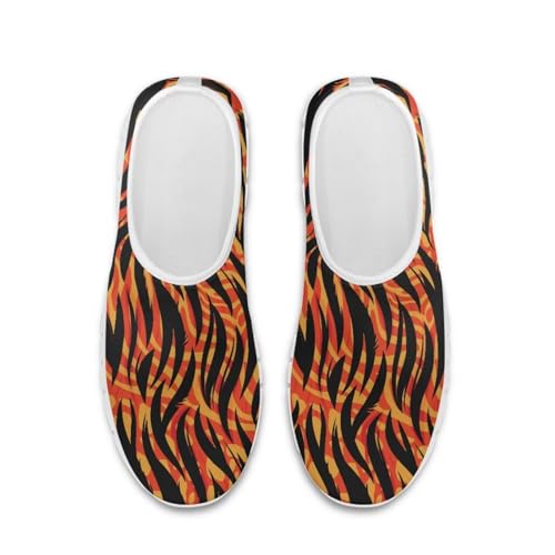 Pop Leopard Print Slip on Shoes Women Low Top Casual Mesh Shoes with Arch Support Insole Business Work Outdoor Sneaker2