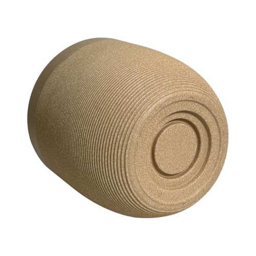Image of Harshdeep Plant Pot for Home Decor - Milano - Indoor Outdoor Living Room Balcony Garden Decorative 12 Inch Roto Planter, U V Resistant Light Weight and Durable Stone Finish (Cream Stone)