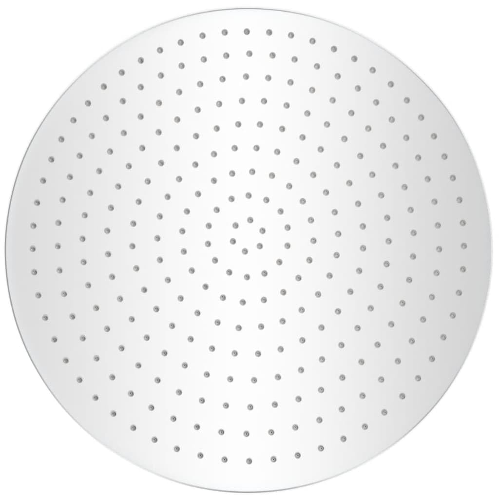 Cabezal de ducha efecto lluvia 2 pzs, LAPOOH Rociador Ducha, Ducha Lluvia, Alcachofa Ducha, Duchas De Baño Alcachofa Lluvia, Recambios Columna Ducha, acero inoxidable Ø 50 cm