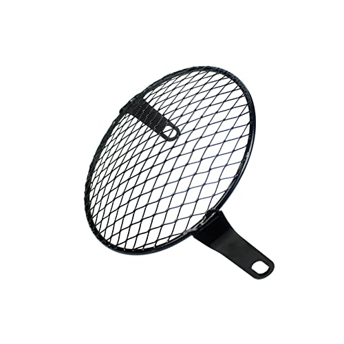 Protection de phare moto anti-impacts avec maille rhombus en acier pour antibrouillard