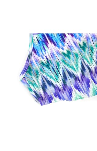 Image of SHEKINI Girls Tie Side Sports Tassel Bikini Set Printing Two-Piece Swimsuit
