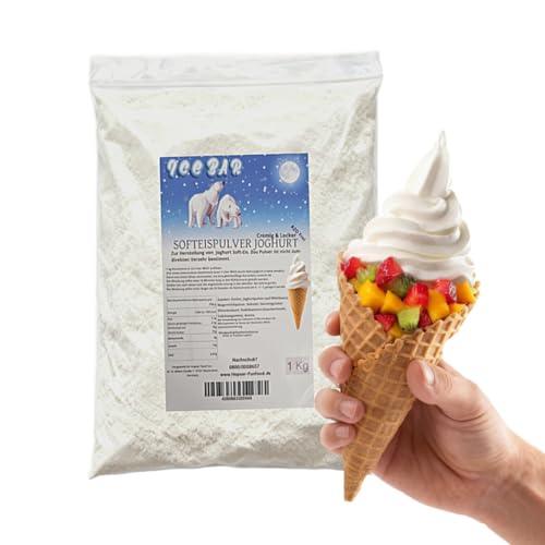 Ice Bär Softeispulver Joghurt Cremig und Lecker 1:35 für 4 5 Kg Eis
