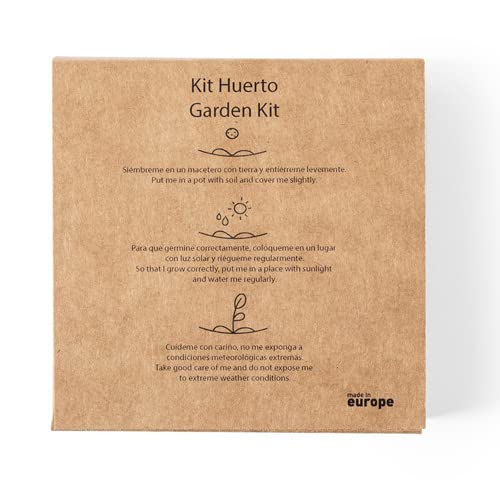 DISOK - Lote de 10 Kits Kit huerto con 4 bolas semillas diferentes. Detalles de semillas de flores para bodas, bautizos y comuniones.