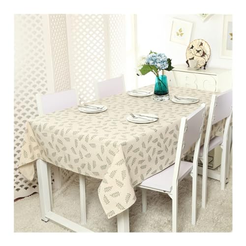 Nappe table rectangulaire 90 x 140 anti tache lavable coton Daesar