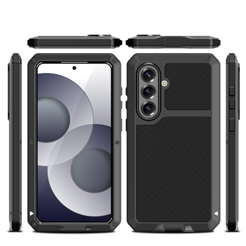 Coque de protection robuste pour Galaxy S26 en métal noir élégant