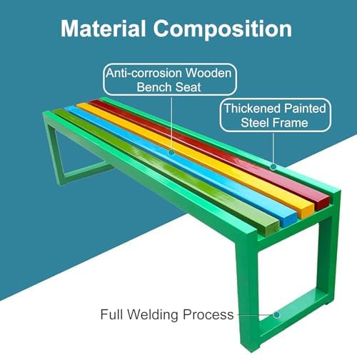 All-Weather Outdoor Bench for Patio & Garden - Versatile Seating for Porches, Parks & Decks - Durable, Stylish, Perfect for Home & Outdoor Spaces