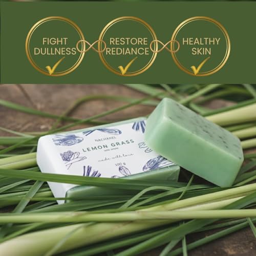 Image of Lemon Grass Soap | Pure & Gentle Bathing Bar for Glowing Skin | Anti-bacterial Soaps for Men & Women | Natural Cleansing Bar For Moisturising | Soap for All Skin Types | Pack Of 6