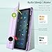 DJ&RPPQ Smart Trifold Stand Case with Hard PC Back and Auto Wake/Sleep Taro Purple