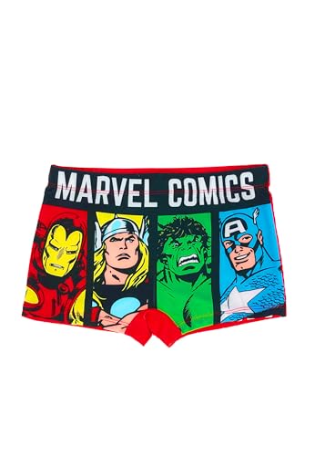Marvel Avengers Jungen Badeshorts Badeanzug Schwimmhose Badehose...