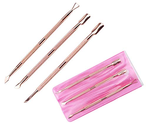 Nagelhautschieber/Nagelhautschieber/Nagelhautschieber, Edelstahl, professionelles Maniküre-Werkzeug-Set…