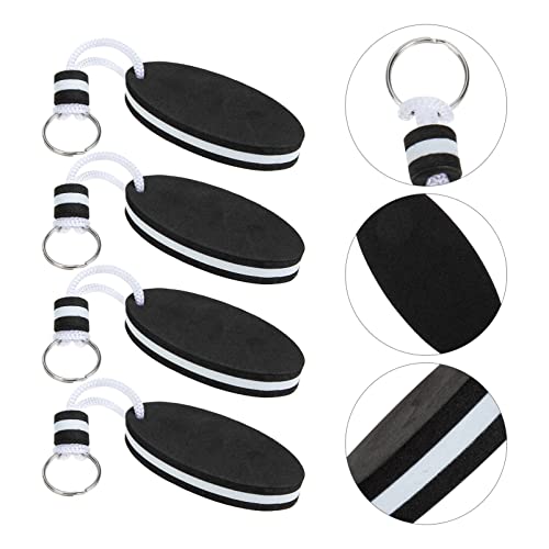 LIOOBO 4Pcs Ovale Keychain Galleggiante