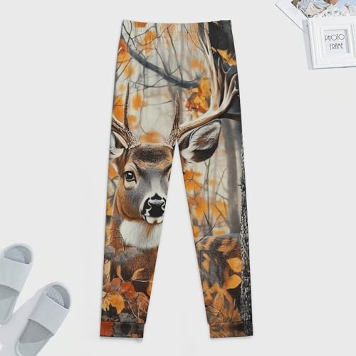 Camouflage Forests Deer Men's Pajamas Pants Lightweight Sleep Lounge Pant Pjs Bottoms Casual Sleepwear4