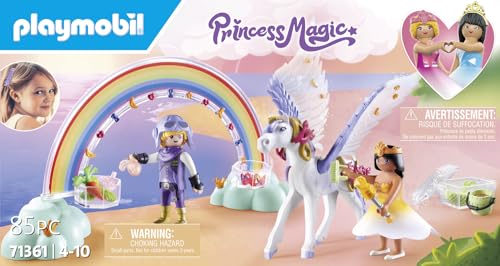 Playmobil 71361 Princess Magic: Pegasus with Rainbow in the Clouds - Image 4