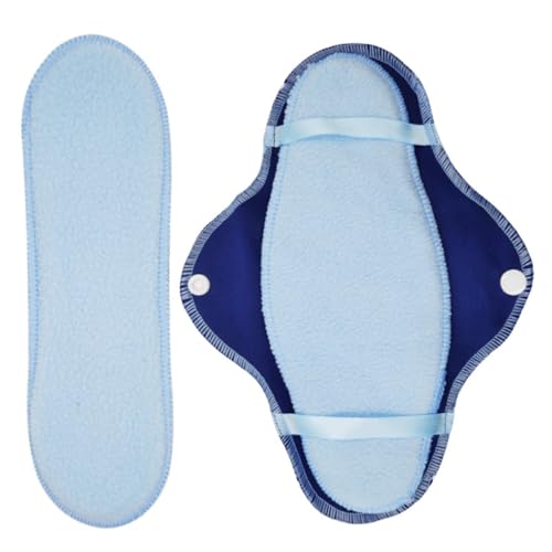 COLLBATH Menstrual Pads Set Washable Reusable Sanitary Pads Portable Bag for Periods Nursing