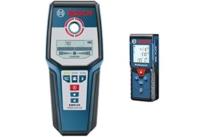 Bosch GLM165-22 Blaze Pro 165 ft Laser Distance Measure Kit with Bosch GMS120 Multi-Scanner