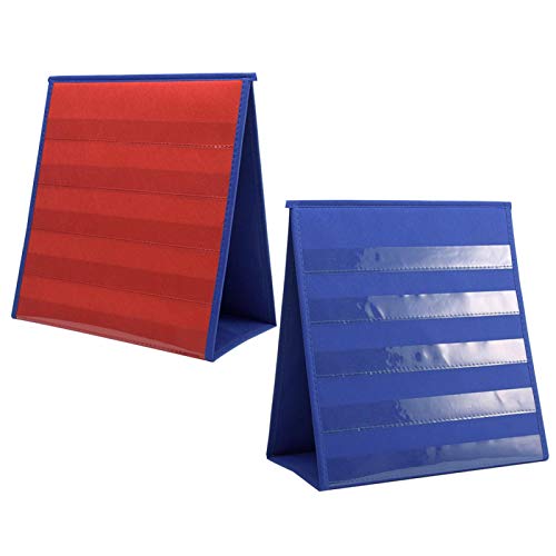 Jingtaihua Tabla de bolsillo de sobremesa, tabla de bolsillo de doble cara para jardín de infantes, uso doméstico o aula (como foto) Cover