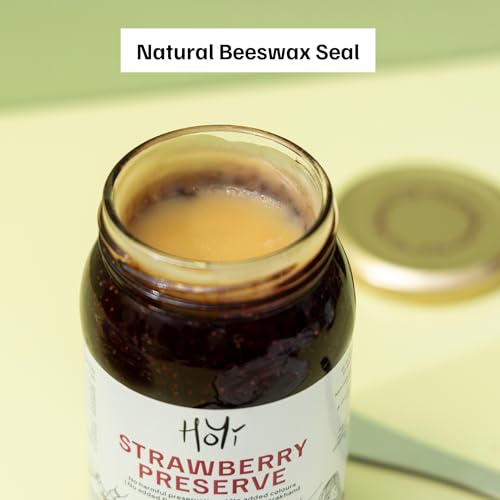 Image of HoYi Organic Strawberry Fruit Spread & Jam Preserve (250 gms) | Loaded with 62% Fruit Chunks | Zero Refined Sugar & No Preservatives | No Added Colors | Strawberry Jam for Kids & Adults
