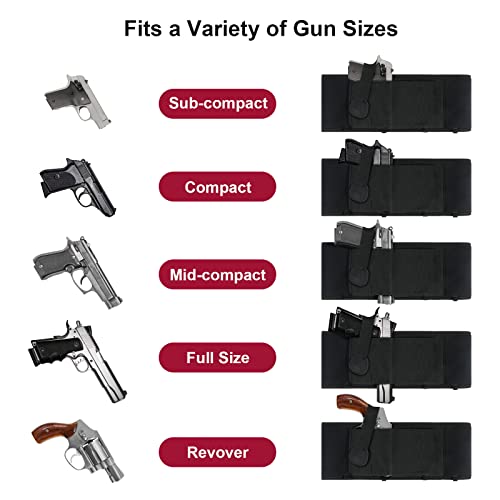Eurobird Gun Holster,Thigh Holster For Women Belly Bend,Embroidery Gun Holsters For Pistol,Fit For Pt-22. 22 Calibertcp. 380, P238, Rugerlcp &Similar Guns #TOP3